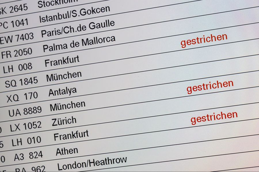 Im Mai-Flugplan wurden weltweit 13'000 Flüge gestrichen.