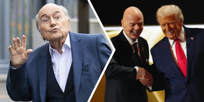 Fifa Blatter Trump Infantino