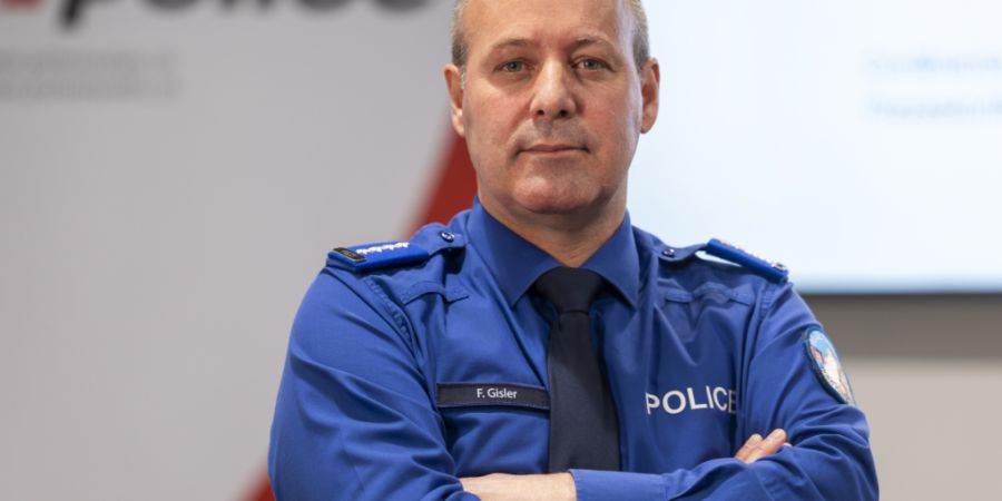 Amtsantritt unter aussergewöhnlichen Umständen: Der neue Walliser Polizeikommandant Frédéric Gisler. (Archivbild)