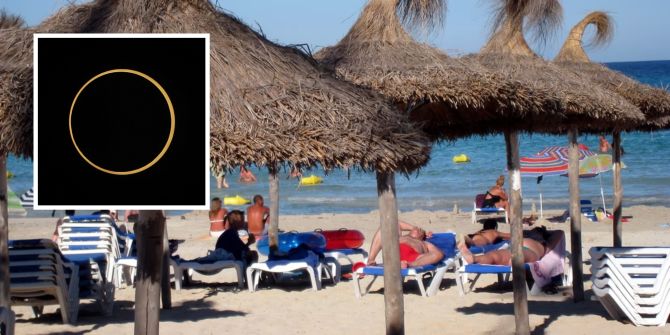 Mallorca Totale Sonnenfinsternis