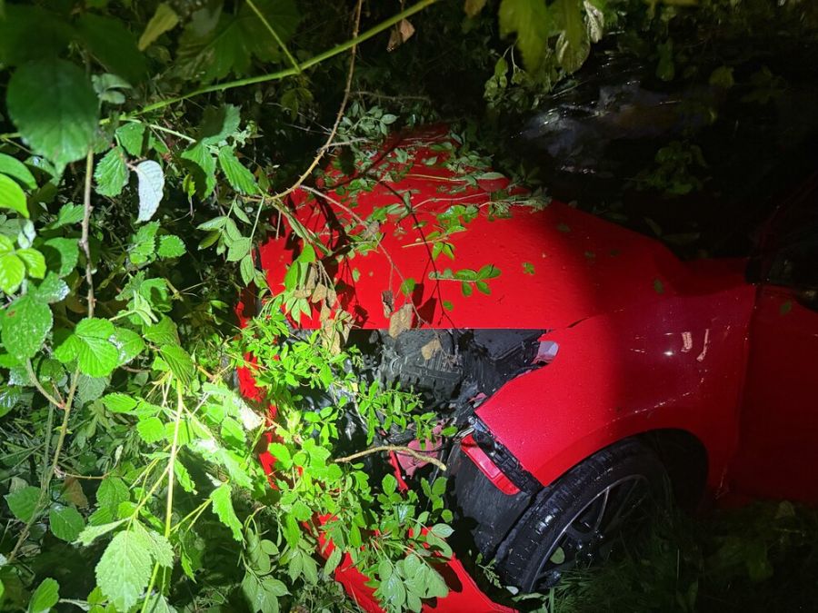 Durch den Unfall entstand Sachschaden.