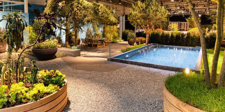 Die Egli Grün AG begeisterte Besucherinnen und Besucher an der Giardina 2025 mit ihrem Schaugarten.