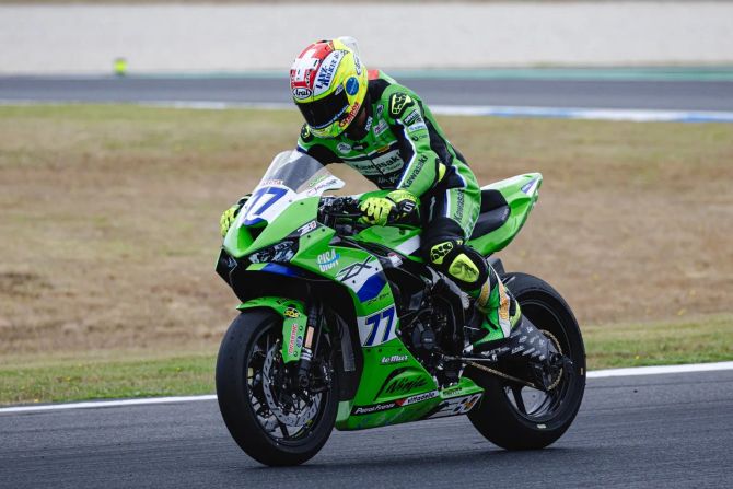 Dominique Aegerter Kawasaki Supersport-WM