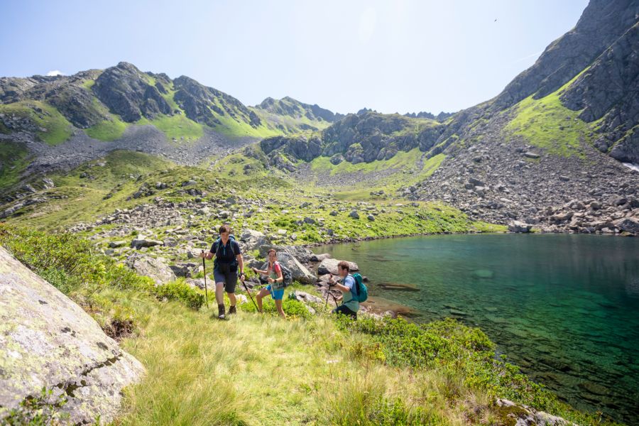 Der Alpques Rundweg ist 9,4 Kilometer lang und besticht durch ein wunderbares Panorama.