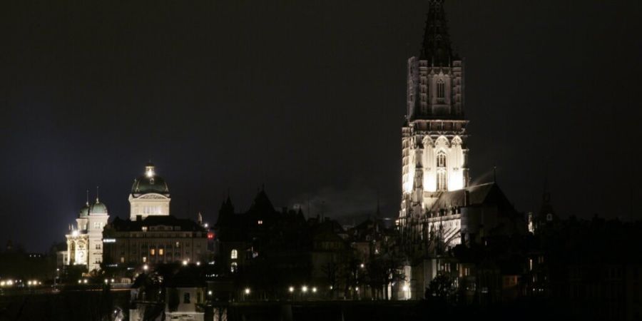 Die Stadt Bern nimmt am Samstag erneut an der Earth Hour teil. (Archivbild)