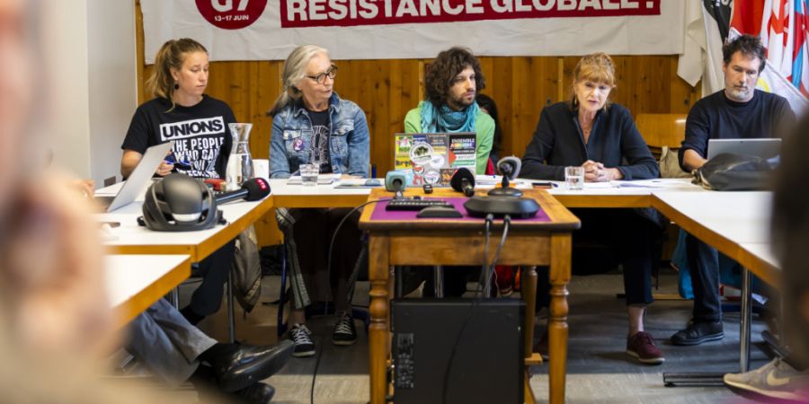 Mitglieder der Koalition NoG7 sind der Ansicht, dass die Mobilisierung gegen den G7-Gipfel in Evian «durch ein Verbot nicht aufgehalten werden kann».