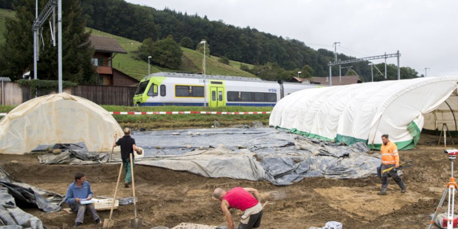 Auch aufgrund der regen Bautätigkeit im Kanton Bern kommen jährlich zahlreiche neue archäologische Funde hinzu. Diese benötigen mehr Platz. (Archivbild)