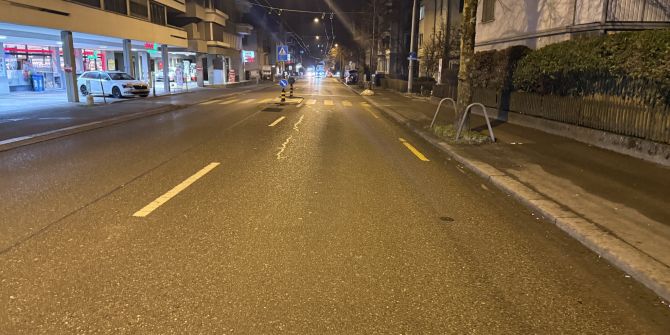 St. Gallen Kollision Unfallstelle