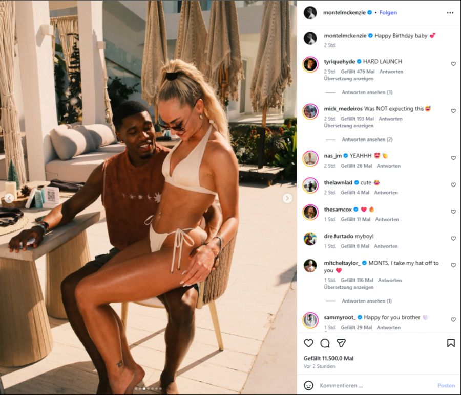 Alisha Lehmann hat einen neuen Freund.