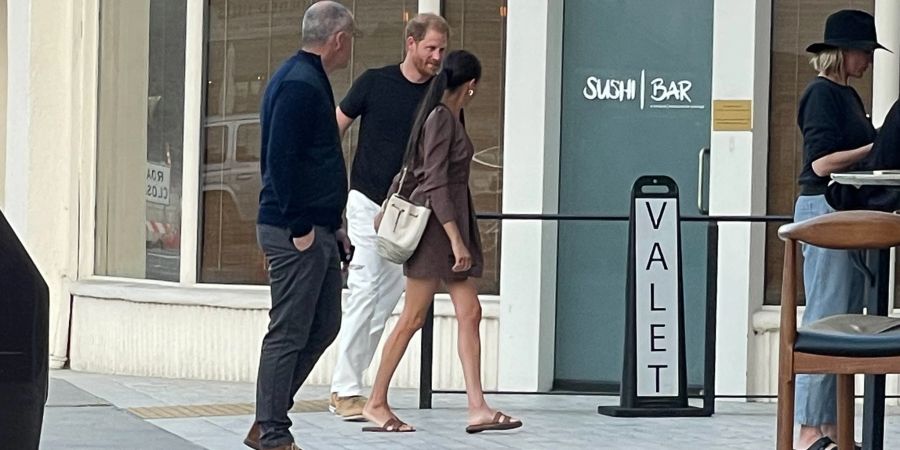 Prinz Harry und Meghan Markle in Montecito, USA.