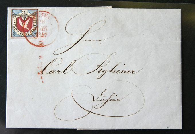 Eine der seltensten Briefmarken der Welt: Das Basler Dybli Basler Dybli