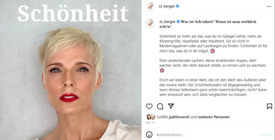 Stéphanie Berger ist wieder single.