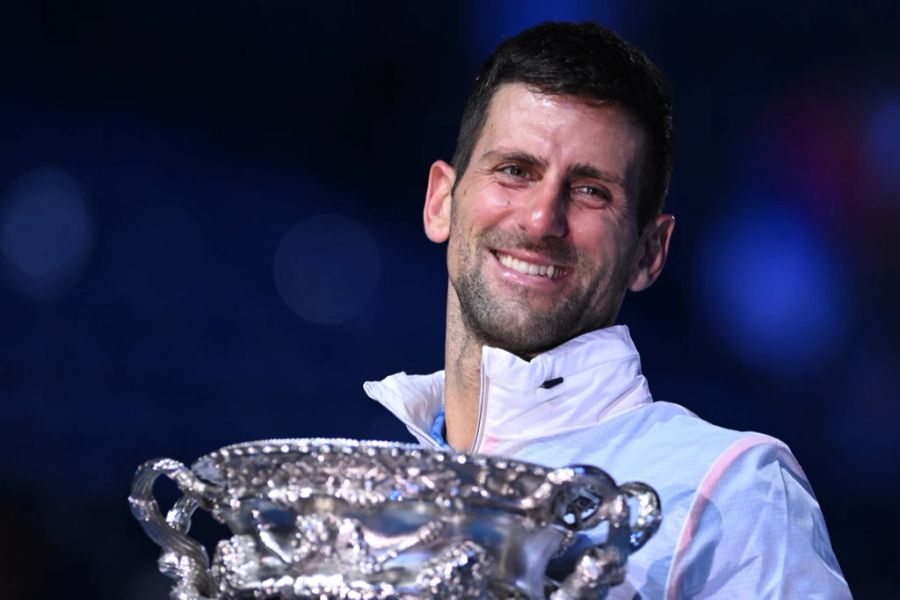 Novak Djokovic jubelte am Anfang des Jahres in Australien über seinen 22. Grand-Slam-Titel.