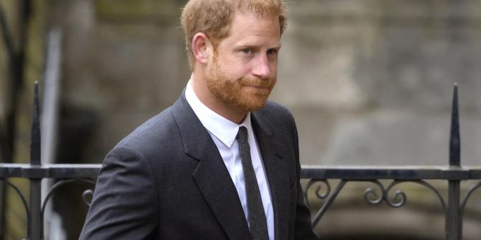Fühlt sich ohne Polizeischutz in England nicht sicher: Prinz Harry. Britain Prince Harry