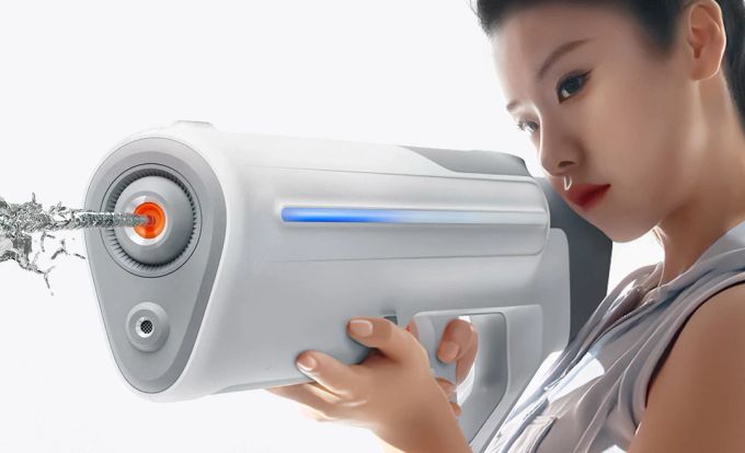 Die Xiaomi «Mijia Pulse Water Gun» wirbt mit denselben Features wie die Spyra. Mijia Pulse Water Gun