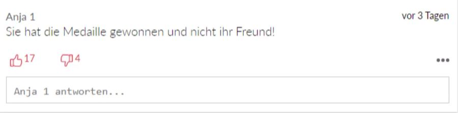 Ein Kommentar zur Bemerkung des SRF-Experten Thomas Frischknecht, Neff sei «von der Liebe beflügelt» gefahren.