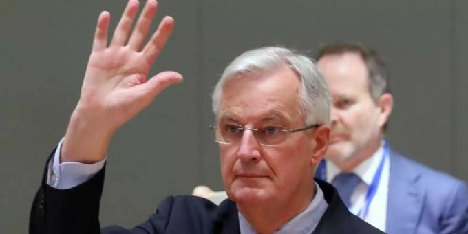 Republikaner Michel Barnier will 2022 Präsident Frankreichs werden. Foto: Yves Herman/Reuters Pool/dpa les républicains
