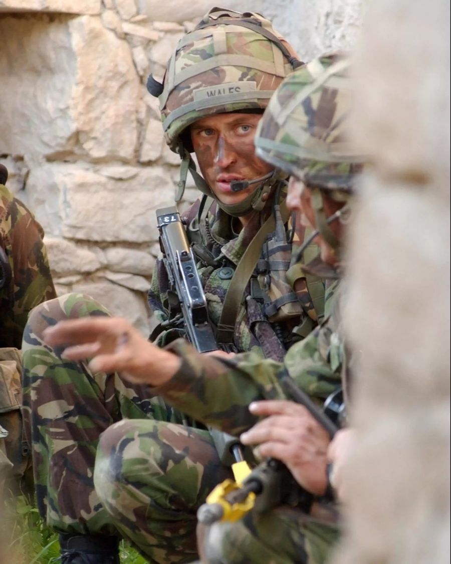 Prinz William in Militärkluft.