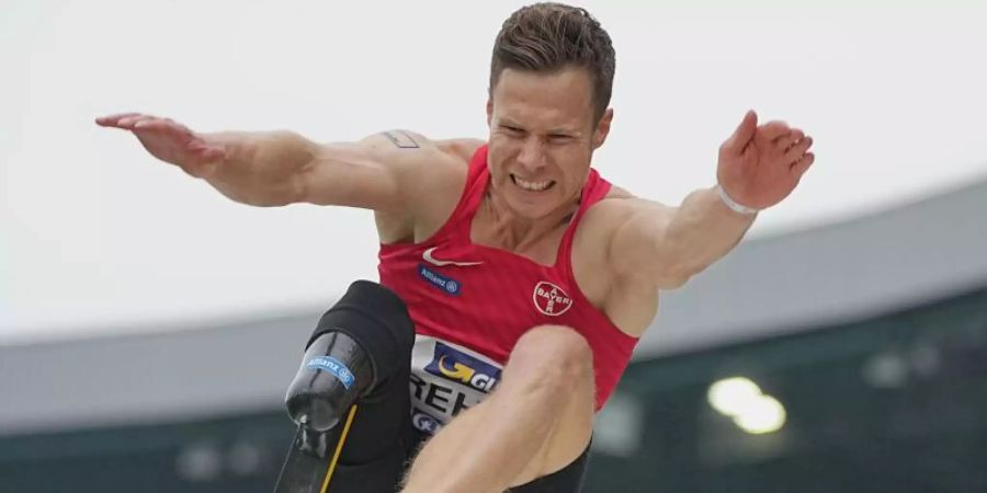 Darf nicht an Olympia für Nichtbehinderte teilnehmen: Markus Rehm. Foto: Michael Kappeler/dpa