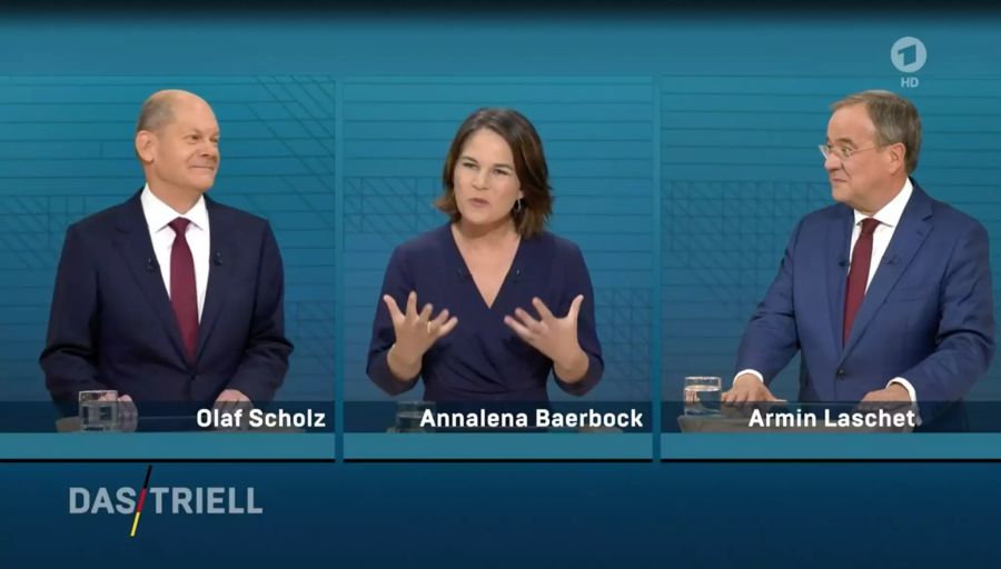 Wahl-Triell - TV-Diskussion Kanzlerkandidaten