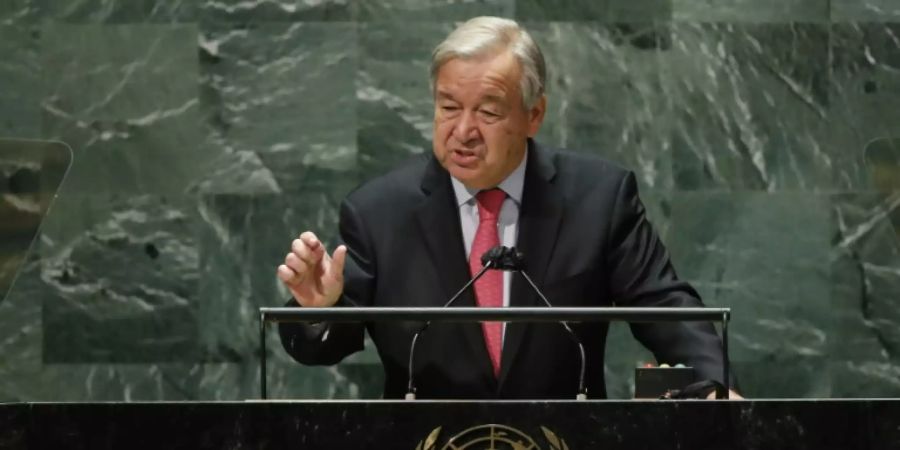 UN-Generalsekretär Guterres eröffnete die Generaldebatte