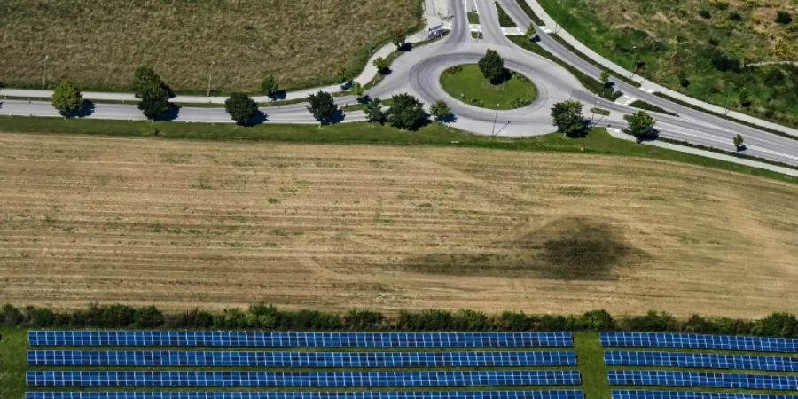 Solaranlage in der Nähe von München
