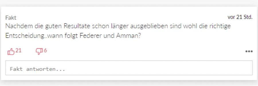 Ein User verlangt sogar, dass weitere Sportler abtreten sollen.