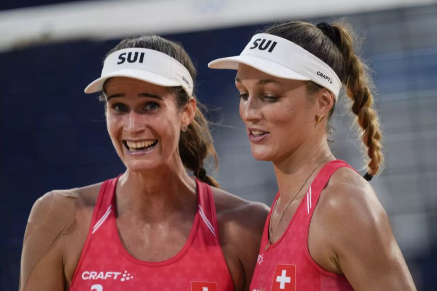 Joana Heidrich und Anouk Vergé-Dépré stehen im Achtelfinal von Olympia 2021.