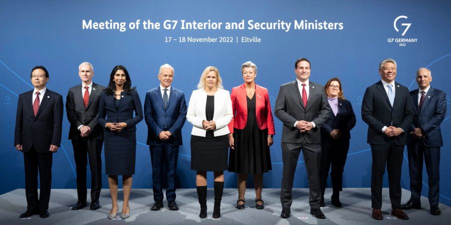 Das Treffen der G7-Innenminister in Eltville.