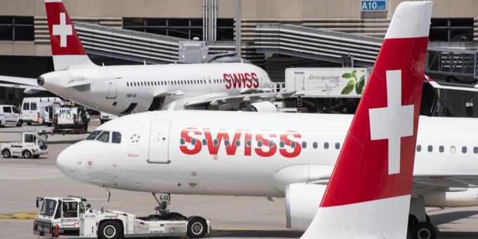Die Fluggesellschaft Swiss und der Piloten-Verband Aeropers konnten sich monatelang nicht auf einen neuen GAV einigen. fluggesellschaft swiss aeropers piloten