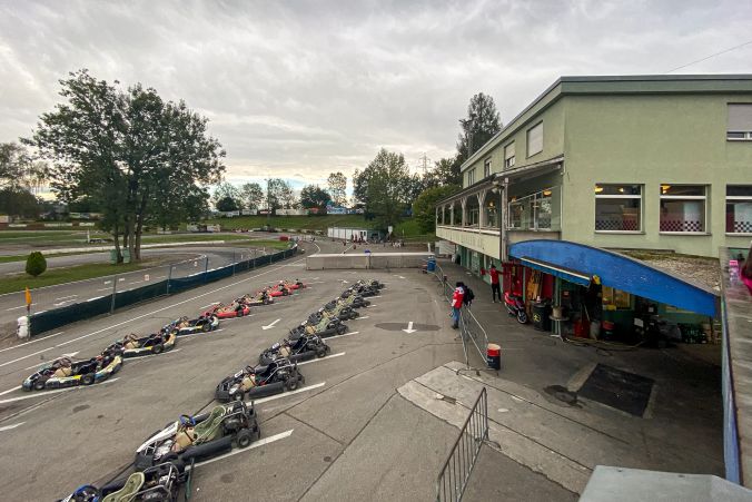 Die Kartbahn in Wohlen.