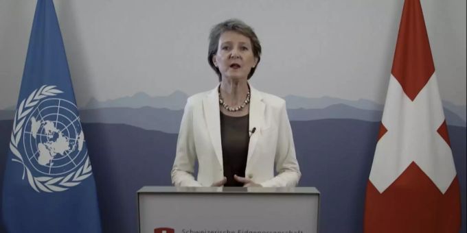Sommaruga-Rede - «Uno-Mitgliedstaaten sollen Verantwortung wahrnehmen»