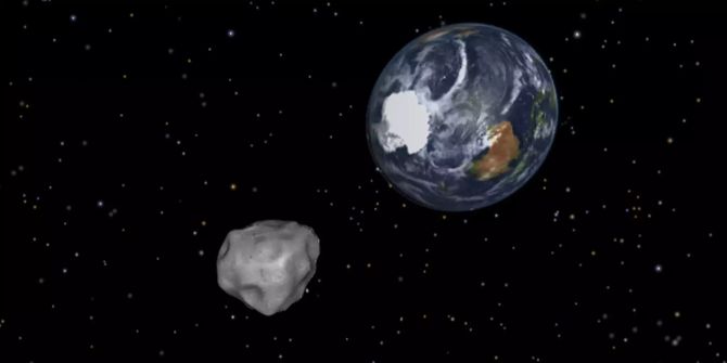 asteroid «2020 QG»