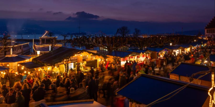 Der Christkindlimärt in Rapperswil.