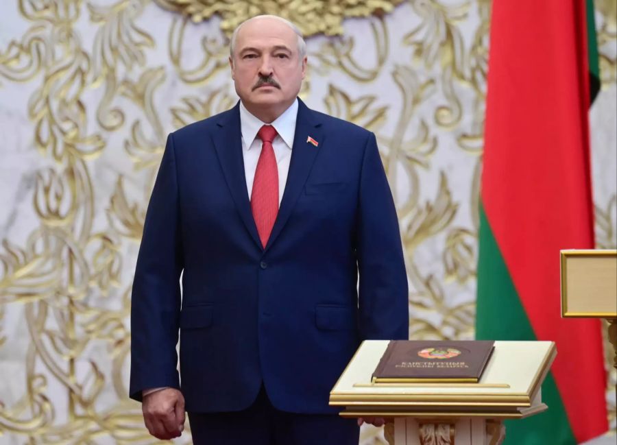 Belarus Präsident Lukaschenko - Amtseinführung