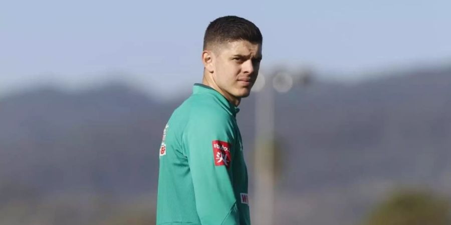 Hat bei Werder Bremen das Training wieder aufgenommen: Milot Rashica. Foto: Clara Margais/dpa