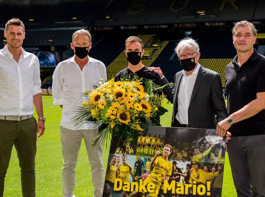 Mario Götze verabschiedet sich beim BVB nach mehreren Jahren.