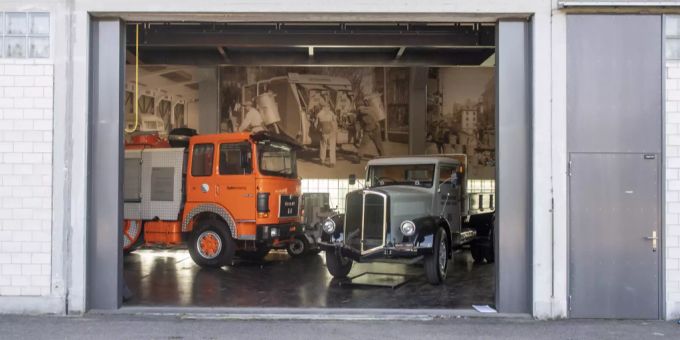 Die Oldtimer-Sammlung von ERZ, Entsorgung und Recycling Zürich, aufgenommen am Montag, 19. Oktober 2020 in Zürich. ERZ