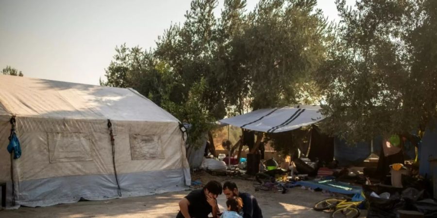 Flüchtlinge auf Lesbos