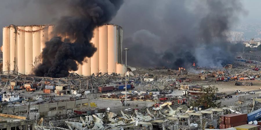 Die Behörden gehen bei der Explosion in Beirut nicht von einem Anschlag oder einem politischen Hintergrund aus.