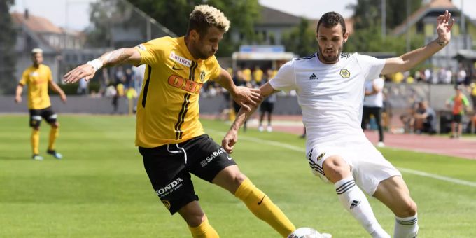 YB-Sulejmani am Uhrencup gegen Wolverhampton-Stürmer Léo Bonatini. Dieser soll zu GC wechseln. GC