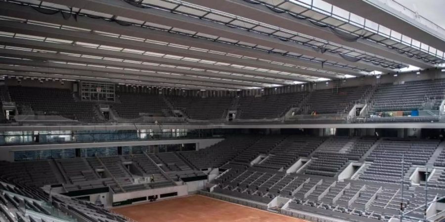 Kurz vor Beginn der Qualifikation haben die Veranstalter der French Open die ersten Coronavirus-Fälle öffentlich gemacht. Foto: Martin Bureau/AFP/dpa