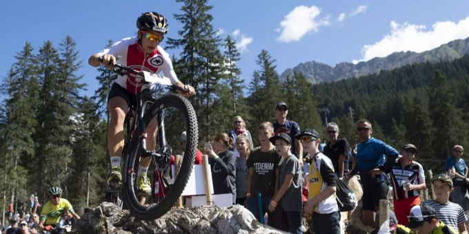 Ramona Forchini fuhr an der MTB-Marathon-WM auf Platz eins. ramona marathon forchini