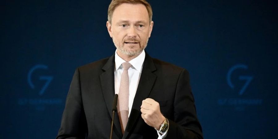 Christian Lindner bei einer Pressekonferenz