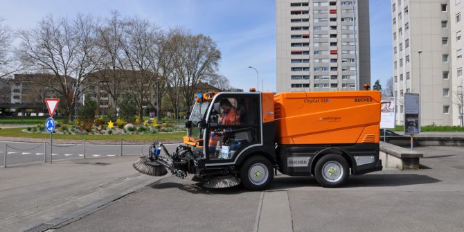 elektrische Kehrmaschine