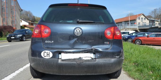 Auffahrunfall in Herisau Verkehrsunfall in Herisau