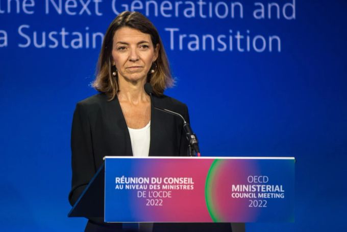 Laurence Boone wurde von Emmanuel Macron zur neuen Europaministerin gewählt. Emmanuel Macron