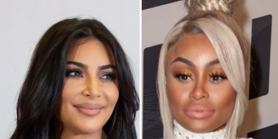 Kim Kardashian (li.) hat gegen Blac Chyna vor Gericht einen Teilsieg errungen.