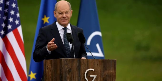 Scholz zum Abschluss des G7-Gipfels in Elmau Scholz zum Abschluss des G7-Gipfels in Elmau
