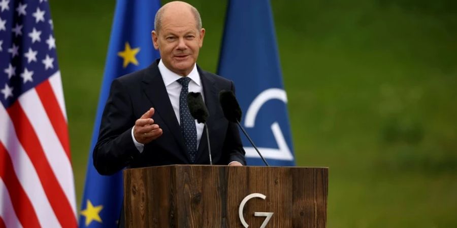 Scholz zum Abschluss des G7-Gipfels in Elmau